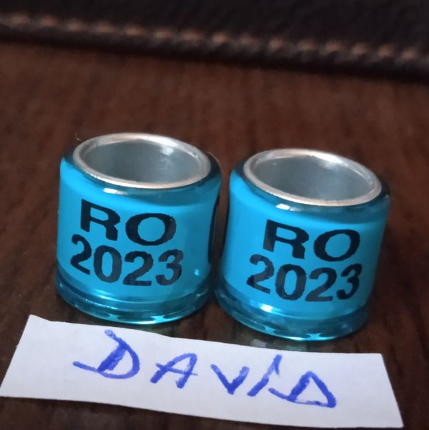 2023 - Albastru des. - 8 mm....-1 leu - Inele 2014
