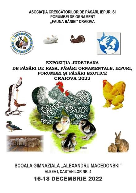 - Expo Craiova Fauna Baniei 2022