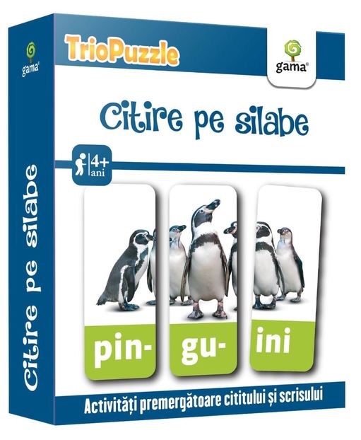 Citire pe silabe | 4-6 ani - TrioPuzzle 3-6 ani