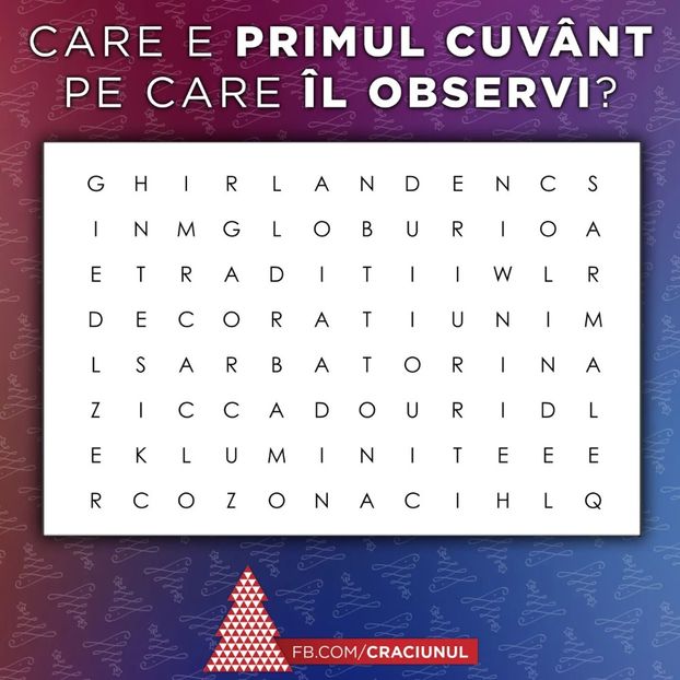 Am ascuns 9 cuvinte aici - Scrie în comentarii care sunt cele pe care le găsești - Christmas