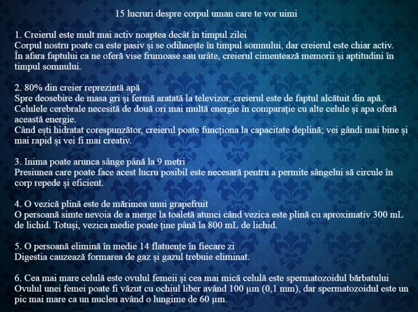 15 lucruri despre corpul uman care te vor uimi - Curiozități