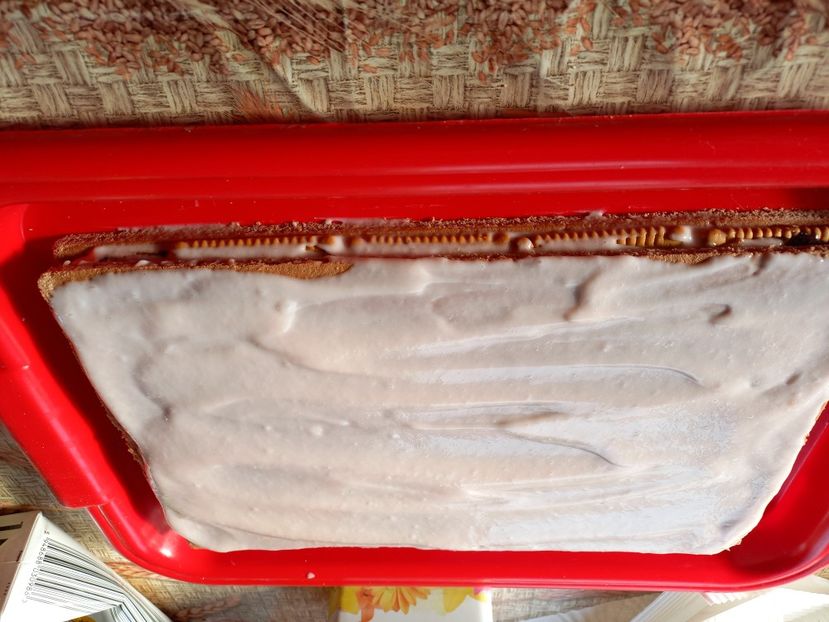 Prajitura de vis cu blaturi de cacao si crema de capsuni - Retete 2
