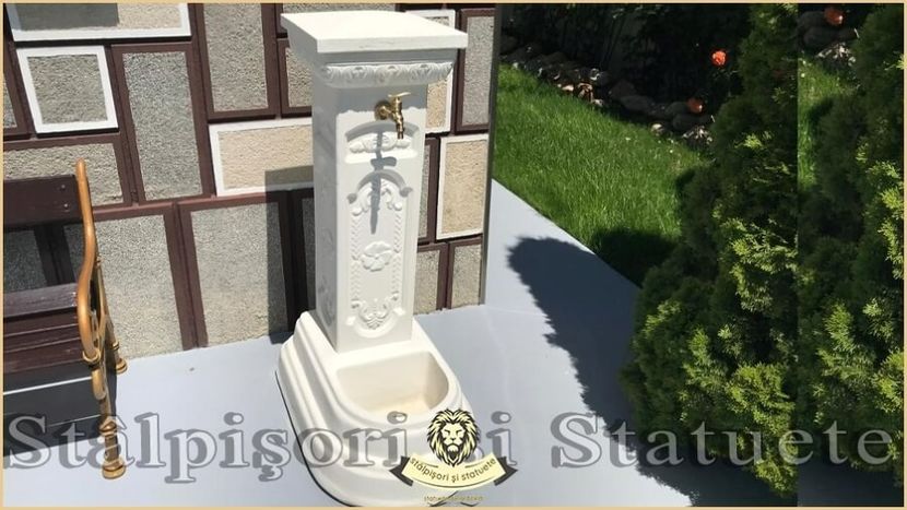 Image00756 - Decoratiuni de grădină din ciment alb și dioxid de titan
