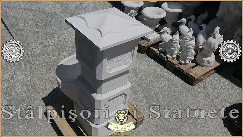 Image00922 - Decoratiuni de grădină din ciment alb și dioxid de titan