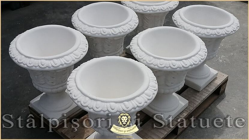 Image02010 - Decoratiuni de grădină din ciment alb și dioxid de titan