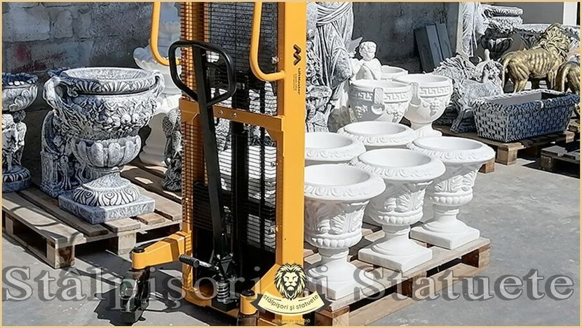 Image02015 - Decoratiuni de grădină din ciment alb și dioxid de titan