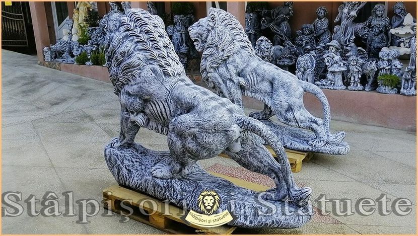 Image02129 - Decoratiuni de grădină din ciment alb și dioxid de titan