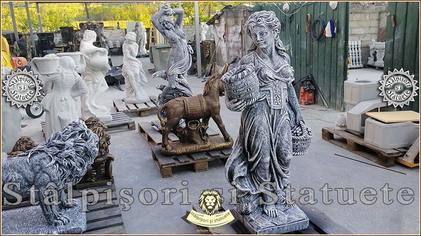 Image01259 - Decoratiuni de grădină din ciment alb și dioxid de titan
