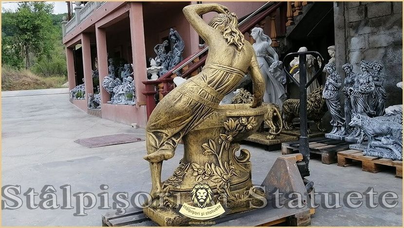 Image02075 - Decoratiuni de grădină din ciment alb și dioxid de titan