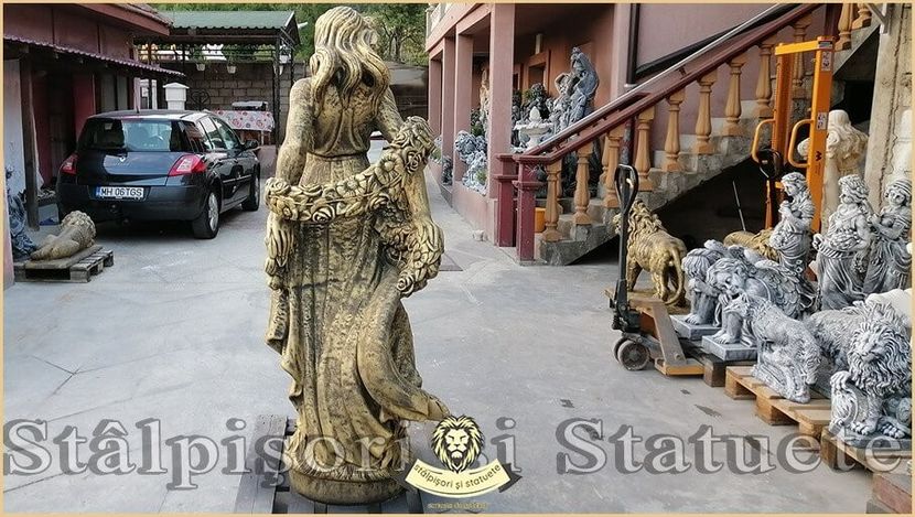 Image02058 - Decoratiuni de grădină din ciment alb și dioxid de titan