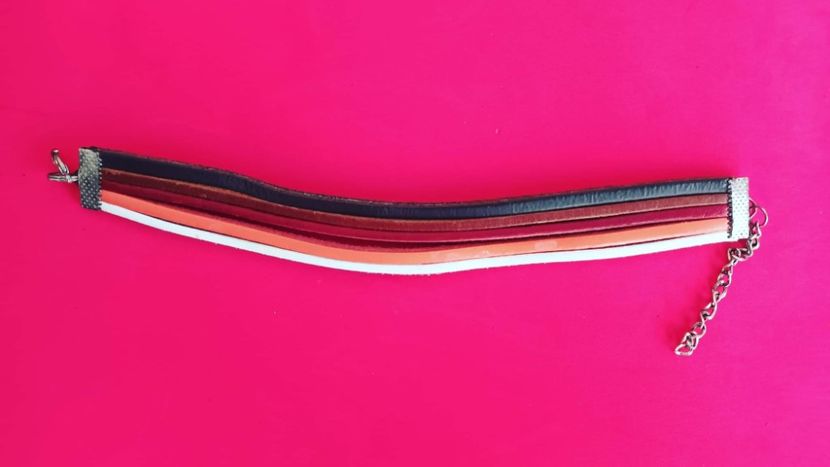 Bratara piele - Bijuterii handmade