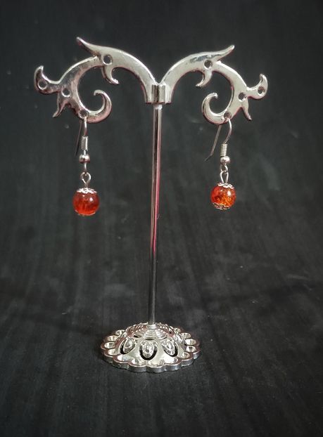 Cercei pietre - Bijuterii handmade