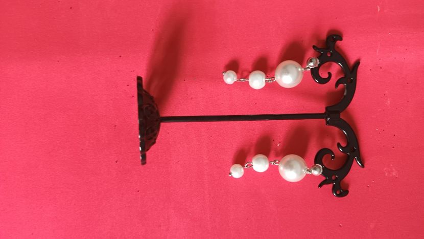 Cercei lungi din perle - Bijuterii handmade