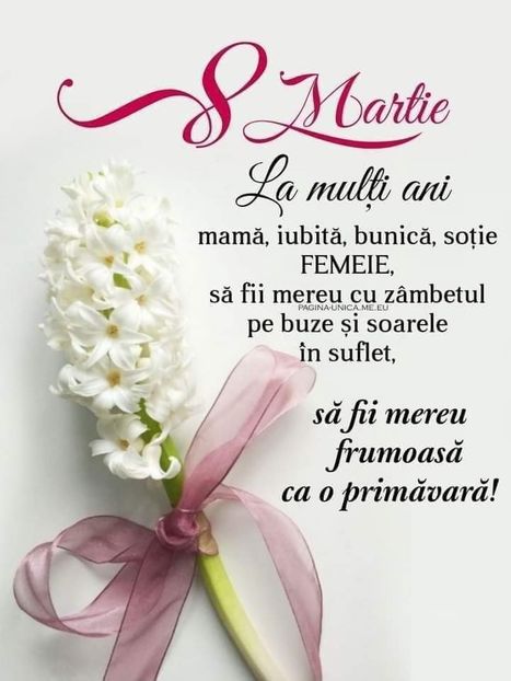  - 1 si 8 Martie LA MULTI ANI