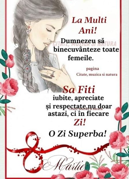  - 1 si 8 Martie LA MULTI ANI