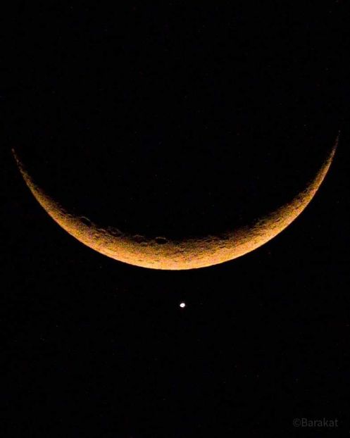 Luna noua si Venus in Taur - Luna - Soarele si norii - 3