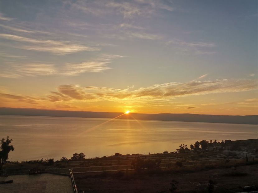 Tiberian-răsărit pe Marea Galileei - Marea Galileei