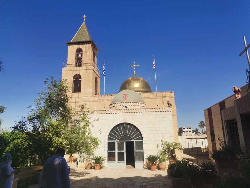 Biserica greaca-ordona unde se afla dudul lui Zaheu - Ierihon