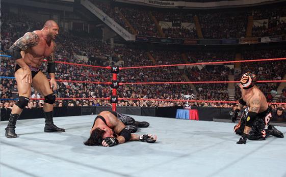 The-Undertaker-defeated-CM-Punk-Batista-and-Rey-Mysterio3 - poze noi wrestling