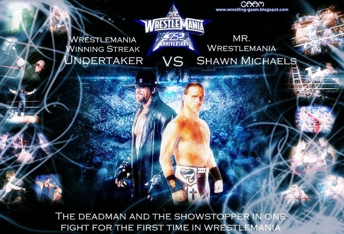 undertaker vs shawn michaels - poze noi wrestling