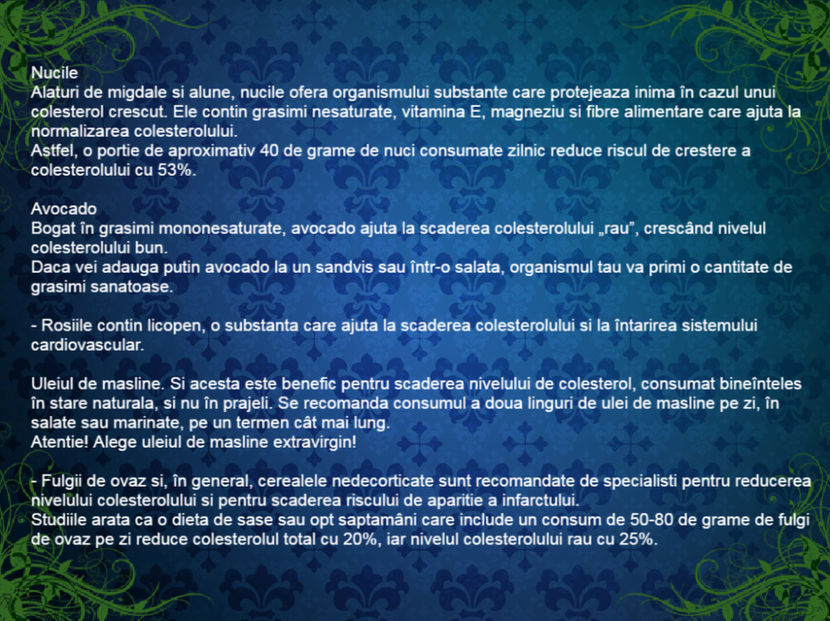 10 alimente care scad colesterolul - Curiozități