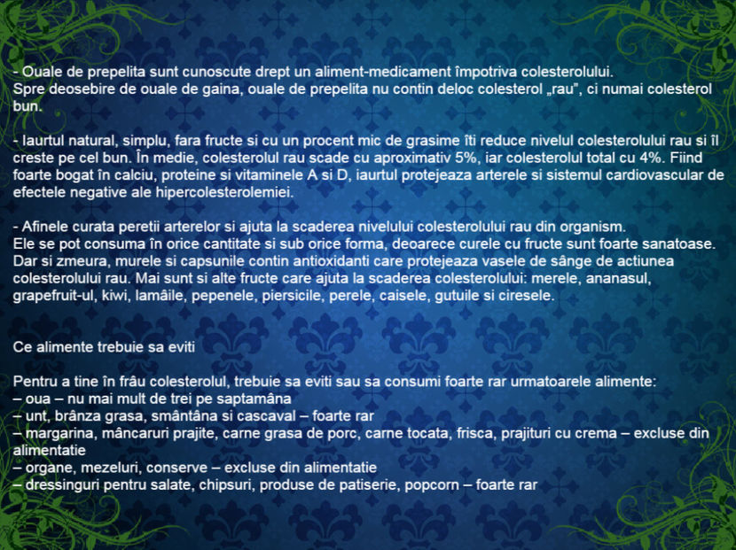 10 alimente care scad colesterolul - Curiozități