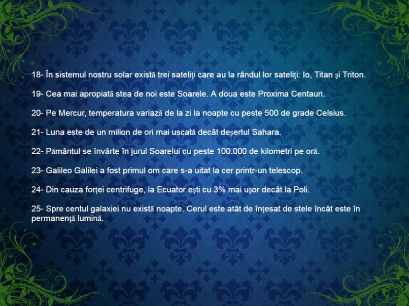 25 de lucruri uimitoare despre Univers - Curiozități