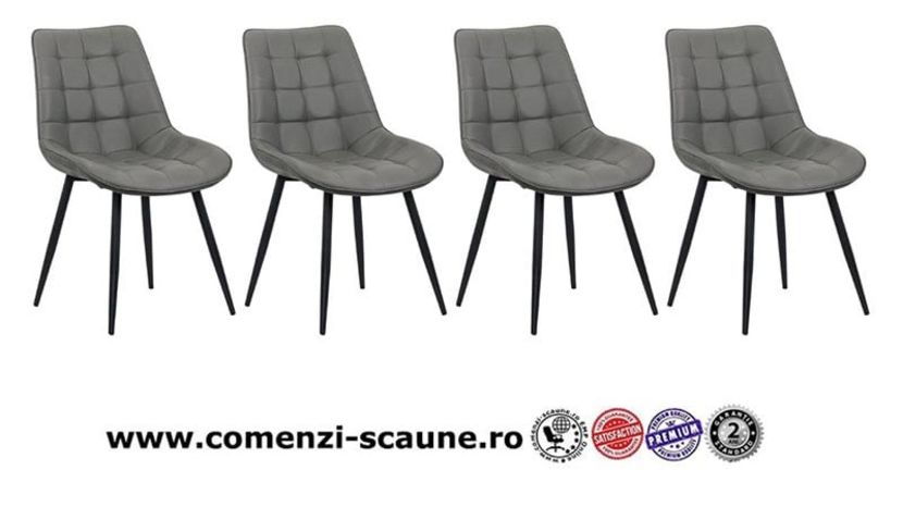 scaun-bucatarie-piele-eco-BUC-206P-gri-800-450-6 - Scaune bucatarie