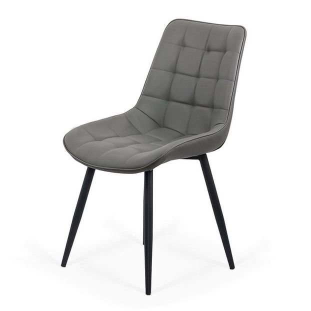 scaun-bucatarie-piele-eco-BUC-206P-gri-800-800-2 - Scaune bucatarie