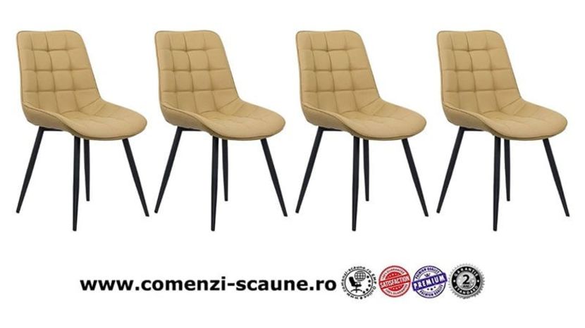 scaun-bucatarie-piele-eco-BUC-206P-bej-800-450-7 - Scaune bucatarie