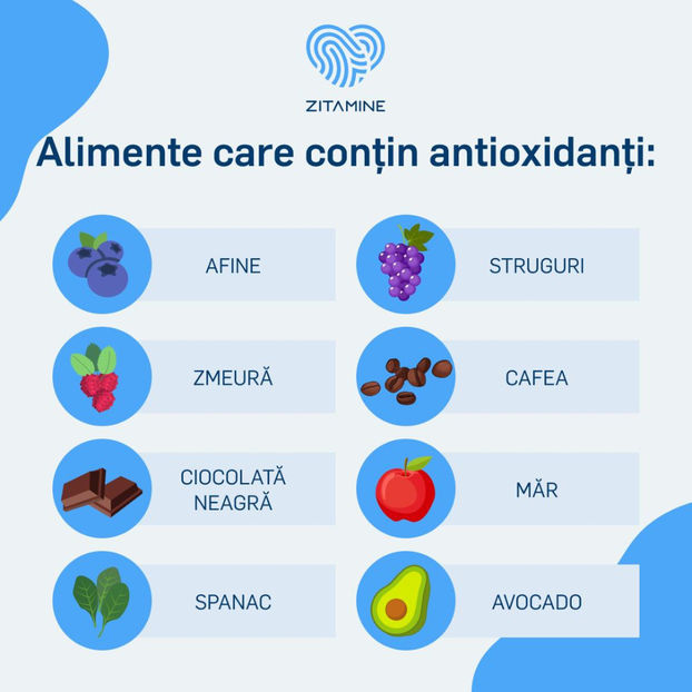 Alimente care contin antioxidanti - Vitamine