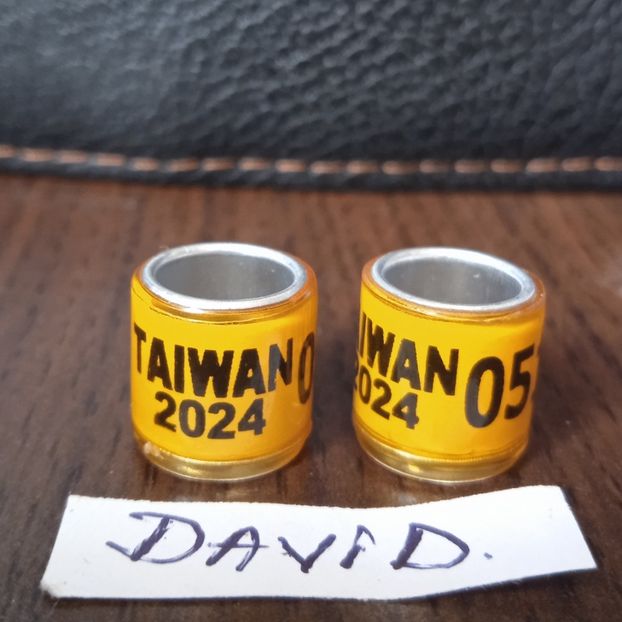 2024-Taiwan-fara talon....-1 leu - Inele porumbei 2024 de vanzare
