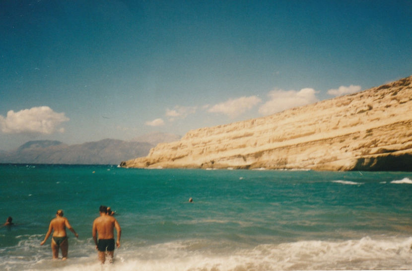 Matala. Peșterile hippie - Creta