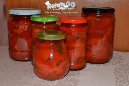  - Gogosari in sos de rosii la borcan pentru iarna