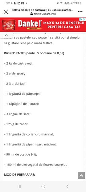Screenshot_20230731_091446_Facebook - Salata picanta de castraveti cu usturoi si ardei pentru iarna