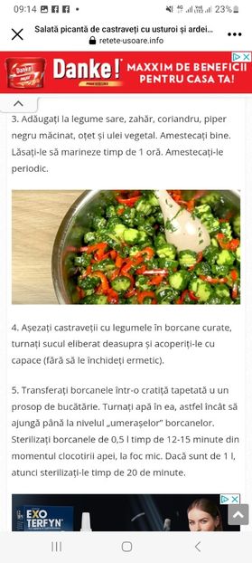 Screenshot_20230731_091456_Facebook - Salata picanta de castraveti cu usturoi si ardei pentru iarna