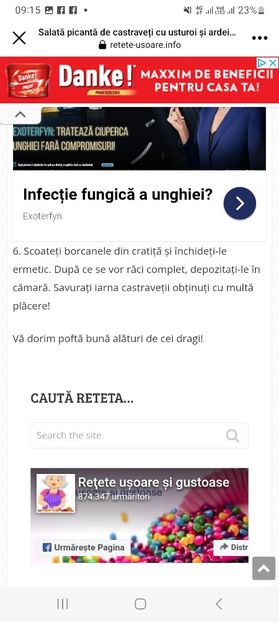 Screenshot_20230731_091501_Facebook - Salata picanta de castraveti cu usturoi si ardei pentru iarna