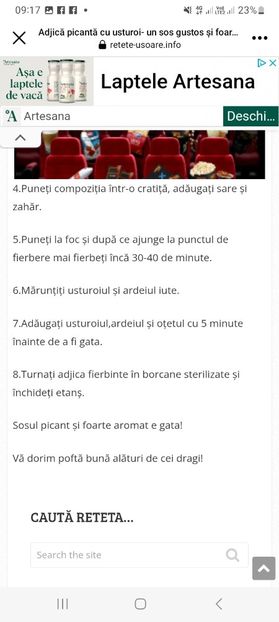 Screenshot_20230731_091711_Facebook - Adjica picanta cu usturoi la borcan pentru iarna