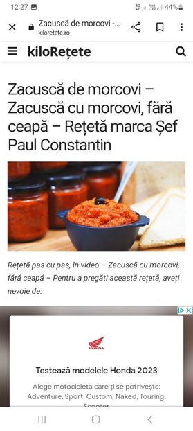 Screenshot_20230731_122705_Chrome - Zacusca de morcovi la borcan pentru iarna