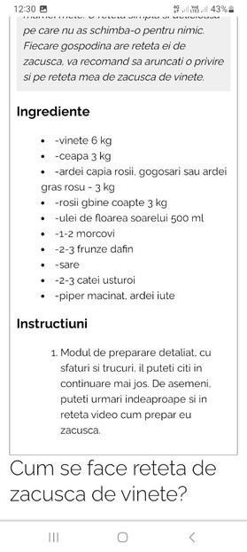 Screenshot_20230731_123027_Chrome - Zacusca de vinete la borcan pentru iarna