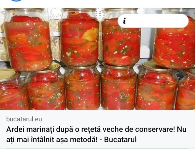 Screenshot_20230801_080942_Facebook - Ardei marinati la borcan pentru iarna