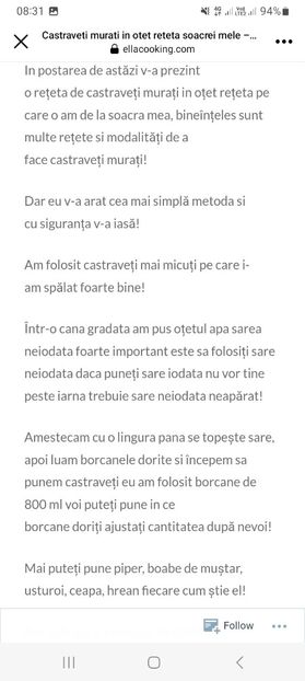 Screenshot_20230801_083101_Facebook - Castraveti in otet la borcan pentru iarna 2