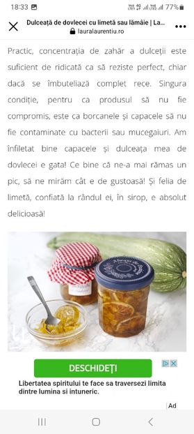 Screenshot_20230801_183358_Facebook - Dulceata de dovlecei cu limeta sau lamaie
