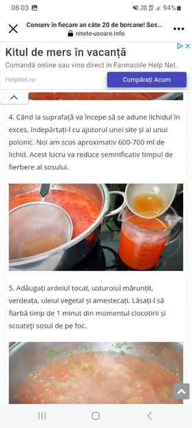Screenshot_20230802_080326_Facebook - Sos picant de rosii si ardei la borcan pentru iarna