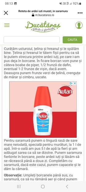 Screenshot_20230802_081302_Facebook - Ardei iuti murati in saramura la borcan pentru iarna