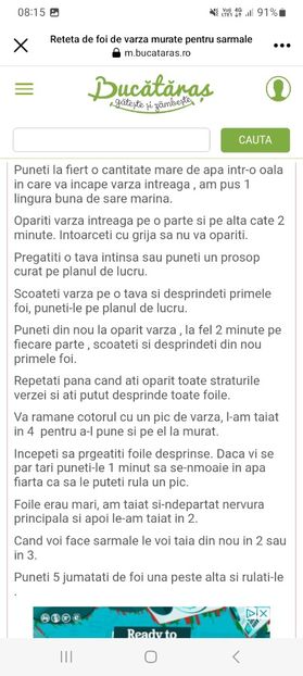 Screenshot_20230802_081533_Facebook - Frunze de varza murate pentru sarmale la borcan pentru iarna