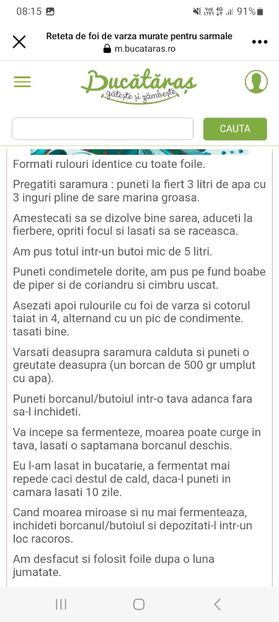 Screenshot_20230802_081539_Facebook - Frunze de varza murate pentru sarmale la borcan pentru iarna