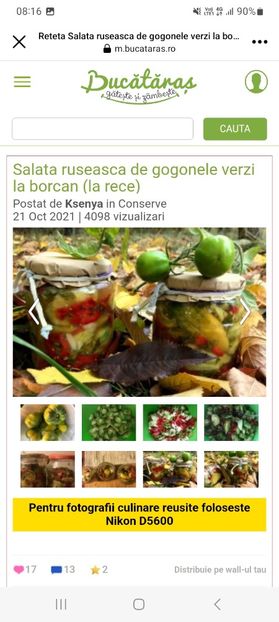 Screenshot_20230802_081650_Facebook - Salata ruseasca de gogonele verzi la rece la borcan pentru iarna