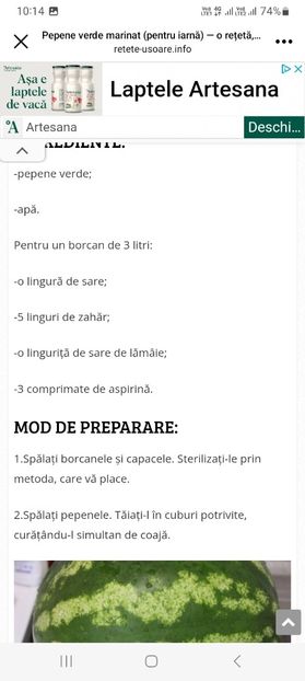 Screenshot_20230802_101425_Facebook - Pepene verde marinat la borcan pentru iarna
