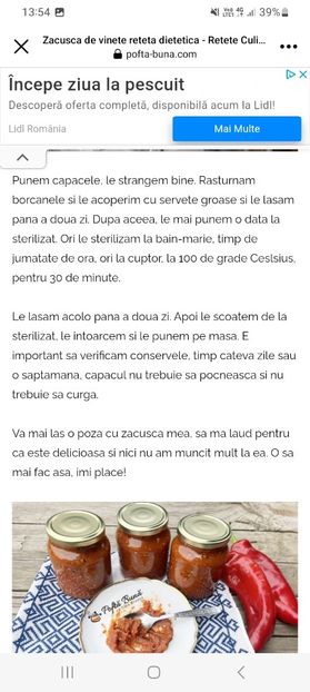 Screenshot_20230802_135454_Facebook - Zacusca de vinete dietetica la borcan pentru iarna